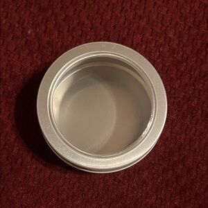 Silver Metal Tin Containers